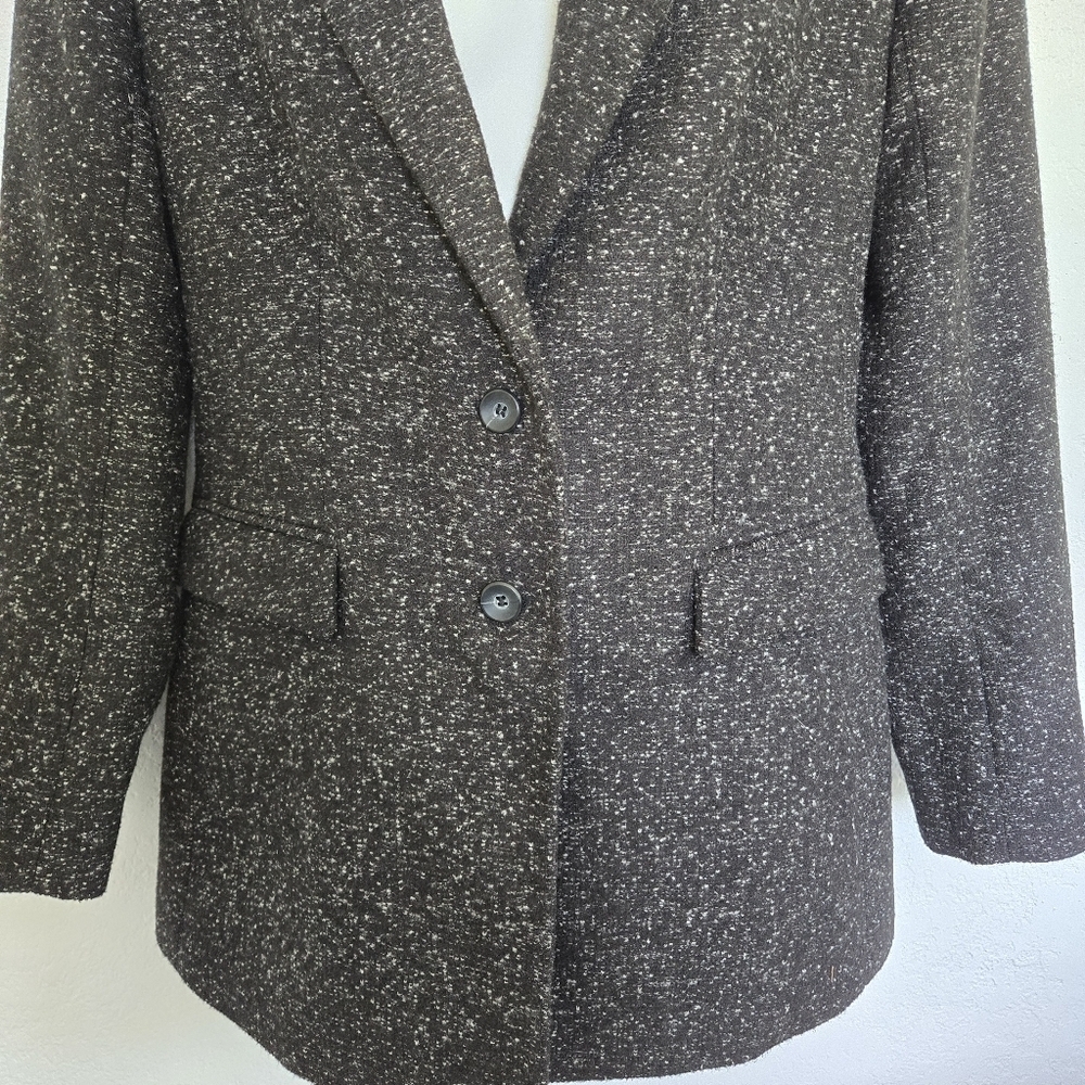 Something Navy Womens Bouclé Tweed Blazer size XS - Picture 6 of 10